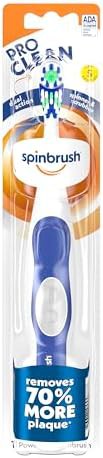 Pro clean battery powered gold toothbrush