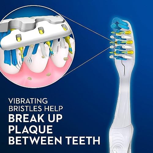 White pulsar soft bristle battery toothbrush two pack — photo 3