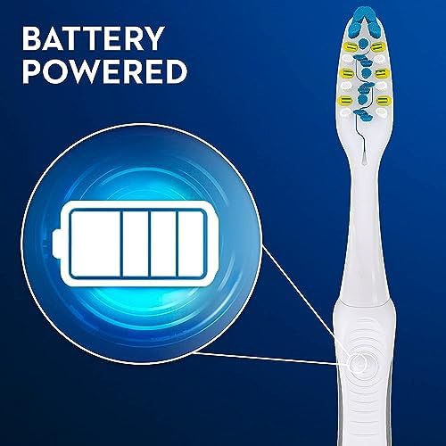 White pulsar soft bristle battery toothbrush two pack — photo 4