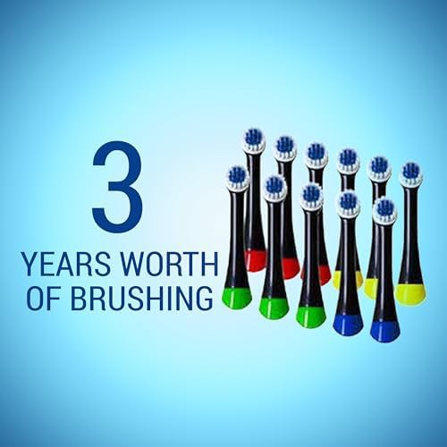 Black deluxe oscillating toothbrush with charging dock — photo 4