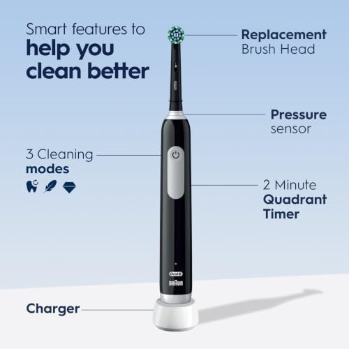 Black Pro 1000 rechargeable electric toothbrush — photo 4