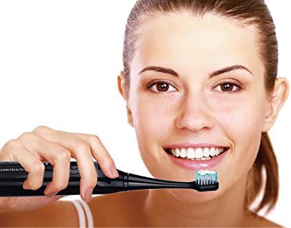 Black sonic toothbrush with UV sanitizer — photo 4