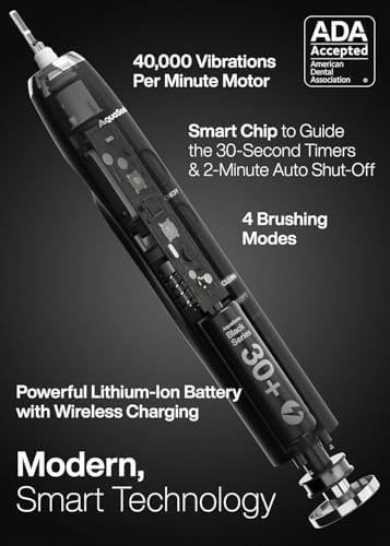 Black whitening toothbrush with travel case — photo 4