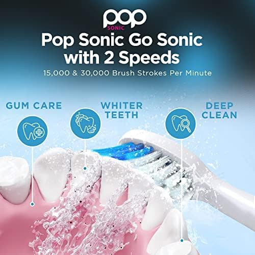 Black battery powered sonic toothbrush — photo 4