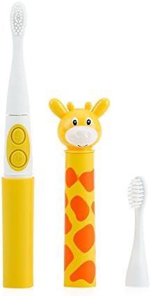 Yellow giraffe character toothbrush for kids