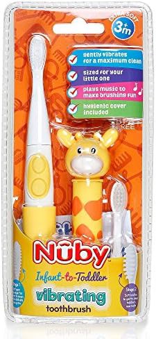 Yellow giraffe character toothbrush for kids — photo 5