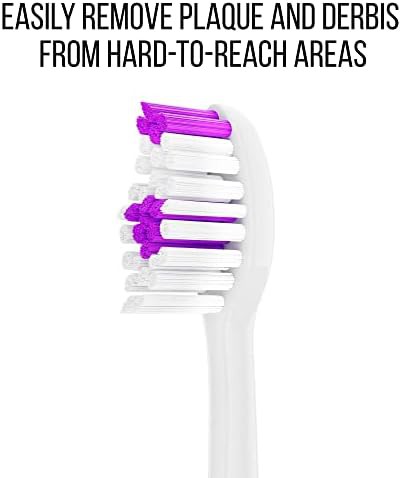 White sonic rechargeable toothbrush with five modes — photo 4