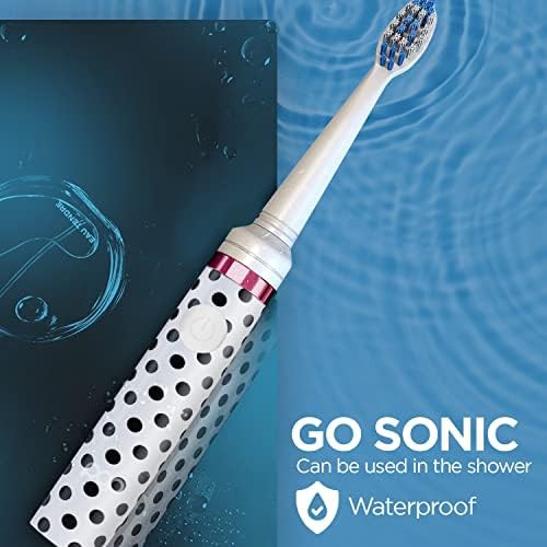 White dots pattern sonic toothbrush — photo 5
