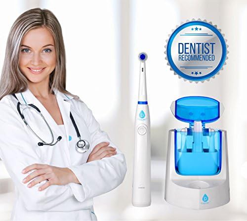 UV sanitizing rechargeable electric toothbrush with twelve heads — photo 3