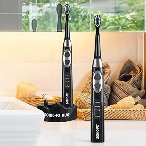 Dual Handle Rechargeable Set with Fourteen Brush Heads — photo 3
