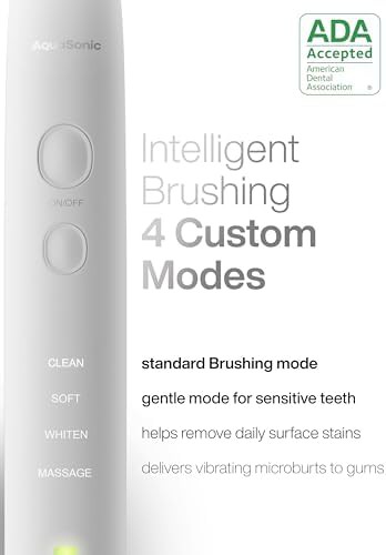 Optic white vibe toothbrush with eight brush heads — photo 4