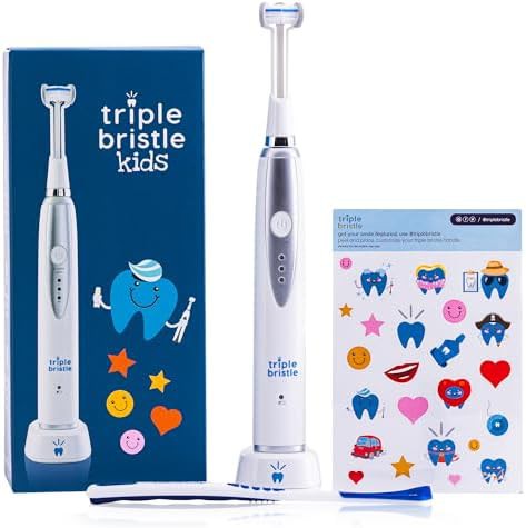 Rechargeable sonic brush for kids