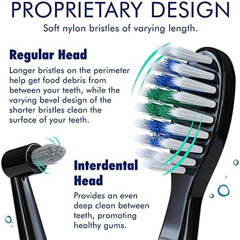 Duo Rechargeable Toothbrush Set in Black and White — photo 3
