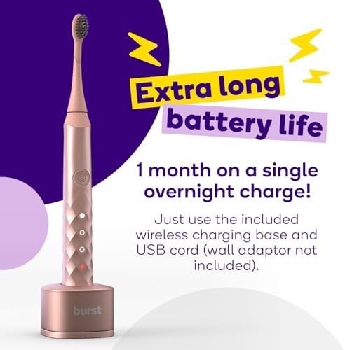 White sonic toothbrush with soft bristles — photo 4