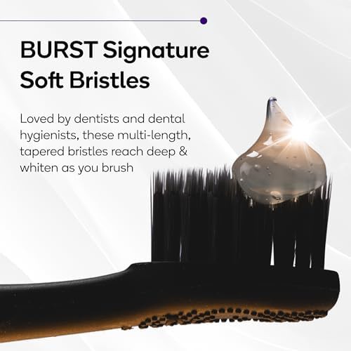 Black sonic toothbrush with soft bristles — photo 4