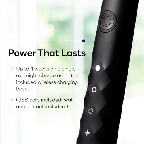 Black sonic toothbrush with soft bristles — photo 5