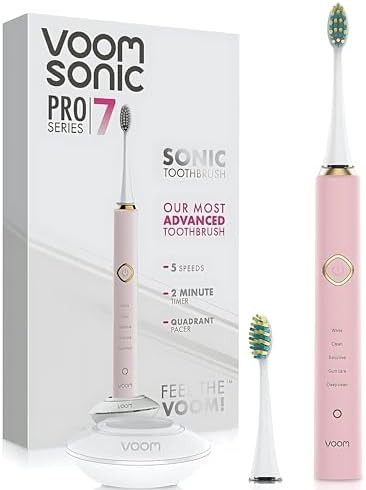 Rechargeable sonic toothbrush with charging dock