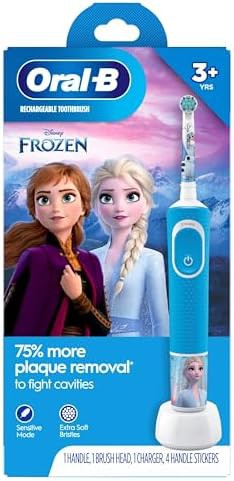 Kids rechargeable toothbrush with frozen theme