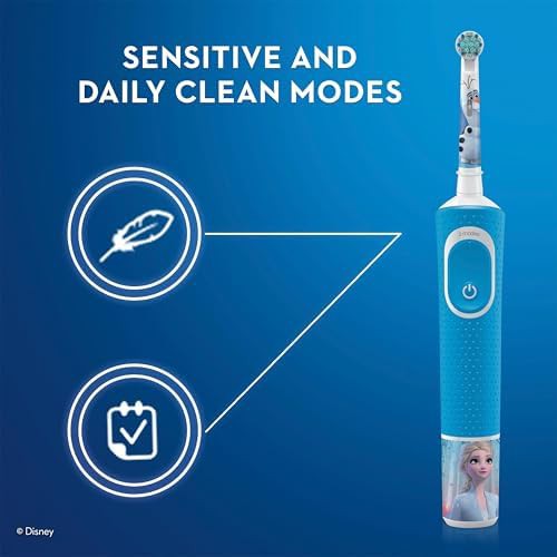 Kids rechargeable toothbrush with frozen theme — photo 3