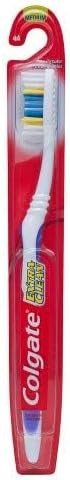 White and blue extra clean battery toothbrush
