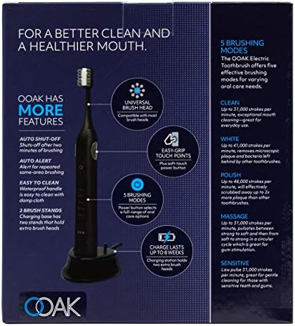 Black electric brush with five modes — photo 3
