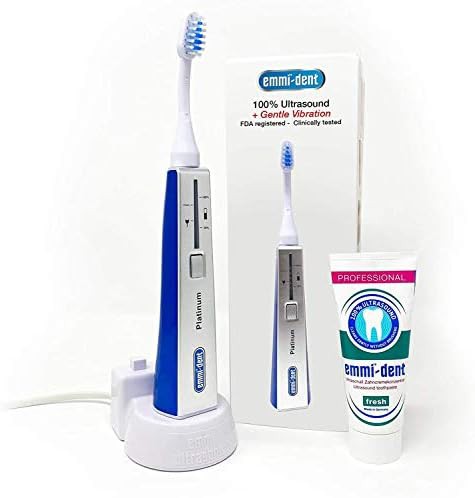 Ultrasonic cleaning set for sensitive teeth