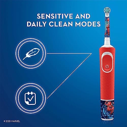Kids Spiderman rechargeable toothbrush with soft bristles — photo 3