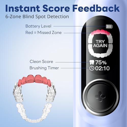 Blue kids toothbrush with visual timer — photo 3