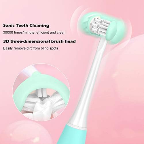 Blue triple head sonic toothbrush for kids — photo 4