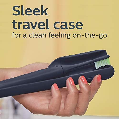 Midnight blue battery powered travel toothbrush — photo 5