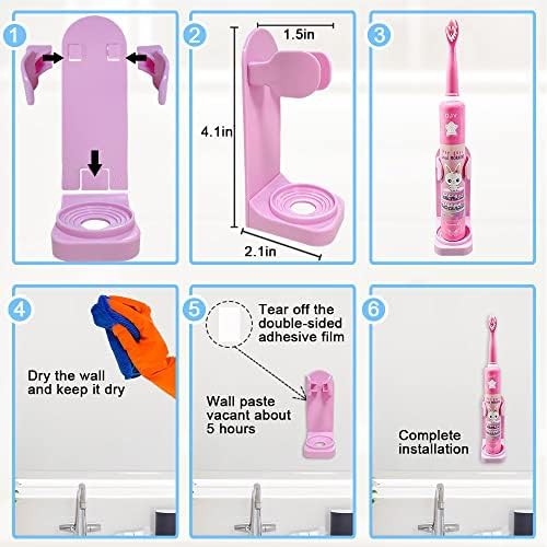 Pink musical sonic toothbrush for children — photo 4