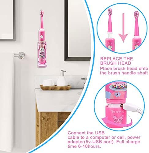 Pink musical sonic toothbrush for children — photo 5