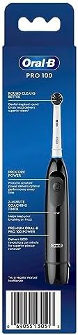 Black Pro 100 charcoal battery powered toothbrush — photo 3