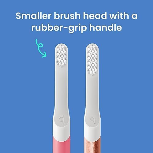 Pink rubber quip sonic kids toothbrush — photo 5