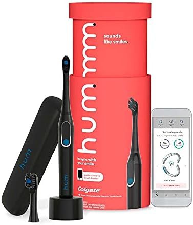 Colgate hum black rechargeable smart sonic toothbrush