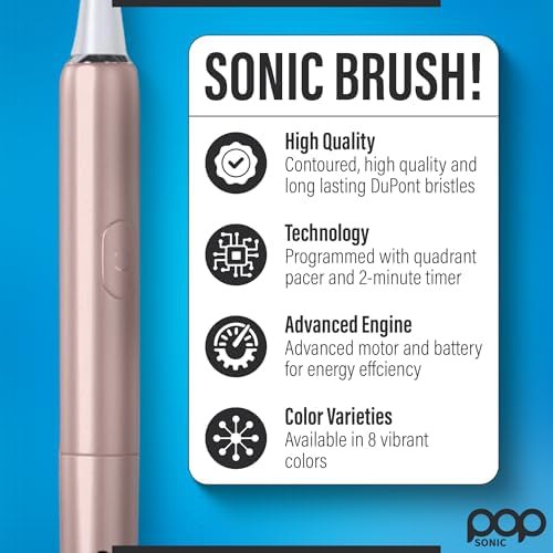 Rose gold travel sonic toothbrush — photo 3