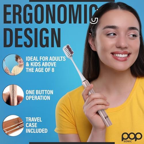 Rose gold travel sonic toothbrush — photo 5