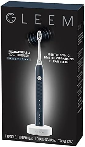 Nautical blue sonic rechargeable toothbrush — photo 3
