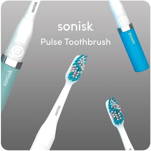 Sonisk Pulse metallic silver battery-powered sonic toothbrush — photo 5