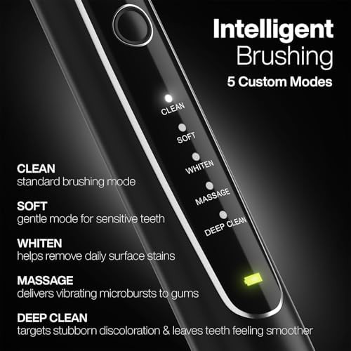 Black pro toothbrush with UV sanitizing base — photo 5