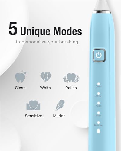 Long lasting sonic toothbrush in white — photo 3
