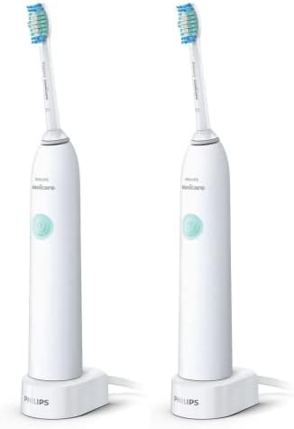 White DailyClean rechargeable two pack