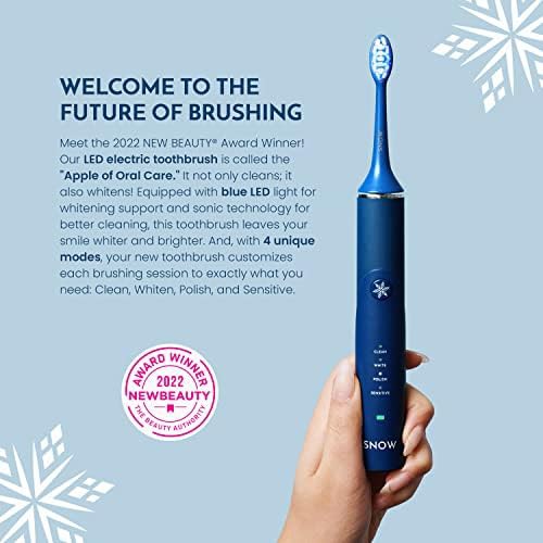 Blue sonic toothbrush with four brushing modes — photo 3