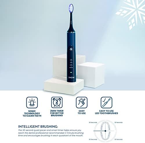 Blue sonic toothbrush with four brushing modes — photo 5