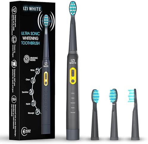 Grey sonic brush with smart timer