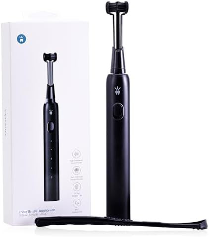 Black max sonic brush with four modes