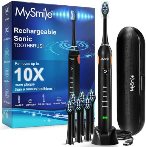 Sonic toothbrush with eighty day battery life