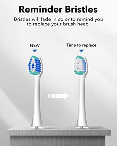 White sonic toothbrush for sensitive teeth — photo 4