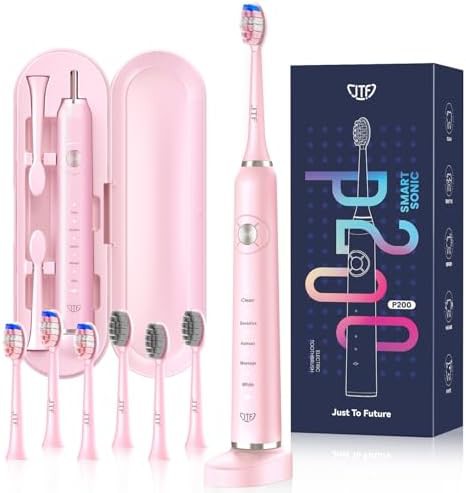 Sonic whitening toothbrush with five cleaning modes