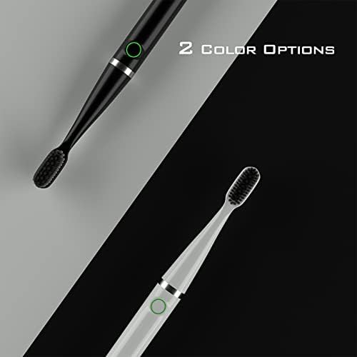 White sonic toothbrush with six heads — photo 4